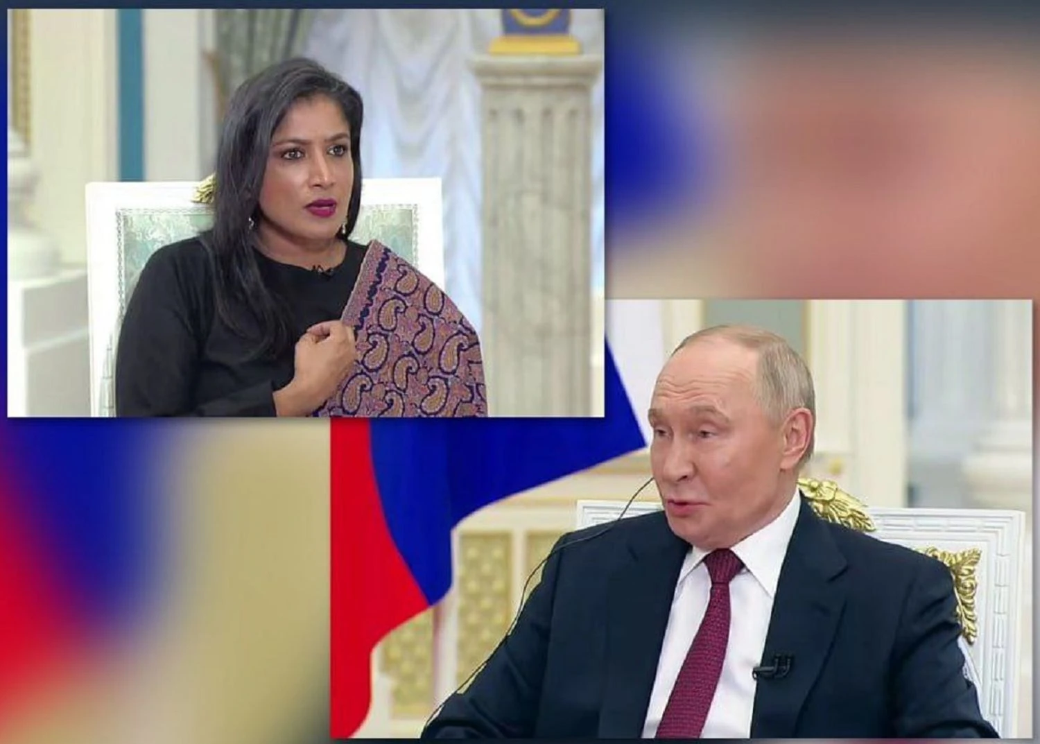 ЦПД: путін під час інтерв'ю уникнув відповіді про руйнування домівок на сході України