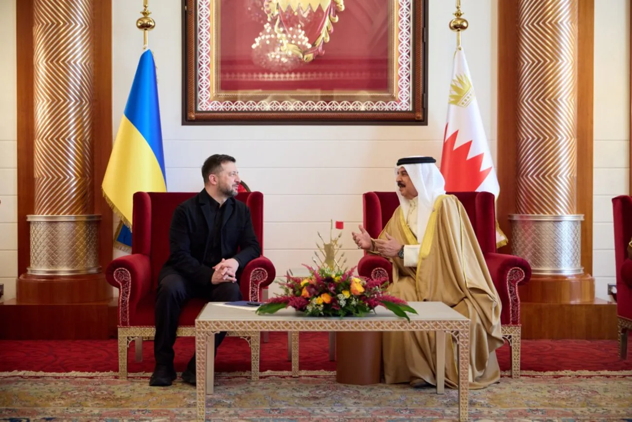 Зеленський зустрівся з королем Байхрейну - запропонував укласти масштабну дронову угоду