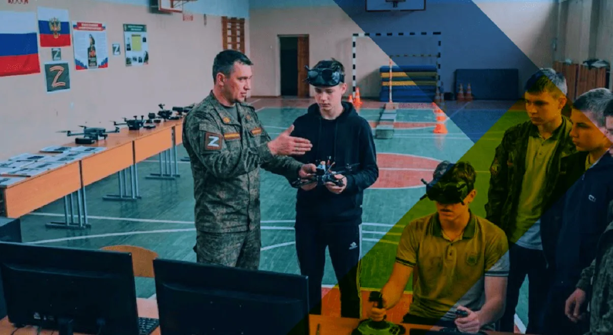 На ТОТ старшокласників готують до служби в армії рф та підрозділах БпЛА - ЦНС