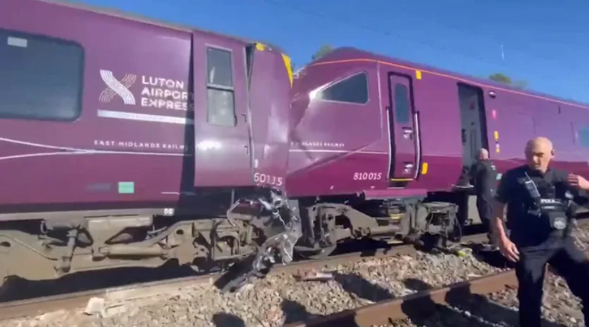 Два пасажирські поїзди зіткнулися в Англії, є загиблий і травмовані