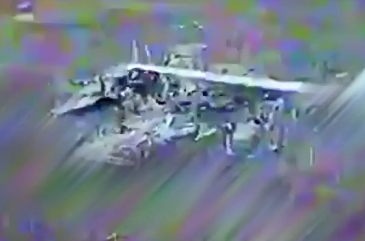 ЗСУ оприлюднили відео палаючих уламків збитого російського Су-35
